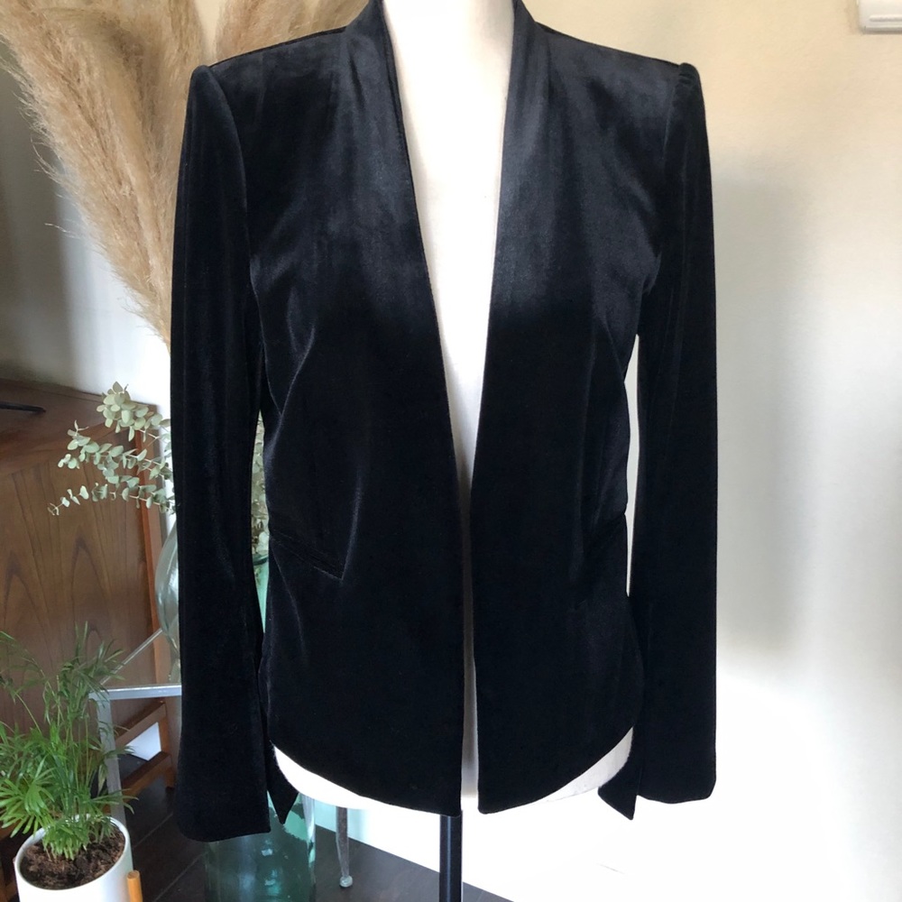 SEXY Velvet Black Blazer by Calvin Klein - Size M
